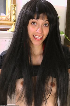 High Quality HD Photo Of Exposing Petite Josie's Pussy Hair