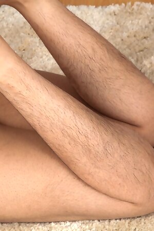 High Quality HD Photo Of Jasmine Sprawled Showcasing Hairy Bits